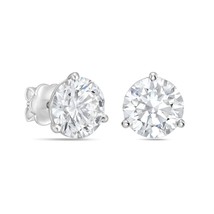 Diana M Jewels 8.00 Cts Round Lab Grown Stud Earrings Size One Size - $3,066.03