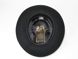 Men Bruno Capelo Hat Australian Wool Fedora Teardrop Crown Fabio FB220 Black image 4