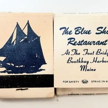 Blue Ship Restaurant Boothbay Harbor Matchbooks Lot Of 2 Vintage Maine E33 - £15.79 GBP