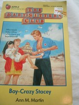 Scholastic The Babysitters Club Boy-Crazy Stacey by Ann M. Martin - £3.95 GBP