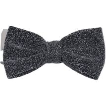 Men's Velvet Bow Tie by J.Valintin Collection #92485 Silver Sparks image 2
