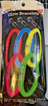 Glow Bracelets, 50 Count Light Sticks, 8&quot;, Free Shipping - £11.83 GBP
