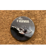 1980/90s MISS 7-ELEVEN HYDRO RACING BUTTON HYDROPLANE U- BOAT VINTAGE RA... - $11.48