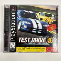 Test Drive 5 Sony PlayStation 1, 1998 Rated E Game, Case &amp; Manual - £12.44 GBP