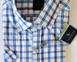Tailorbyrd Men&#39;s Button Down Short Sleeve Shirt, TailorBy rd Plaid Shirt... - $24.97