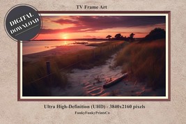 Samsung FRAME TV Art - Beautiful Sunset on Cape Cod,4K (16x9) | DIGITAL ... - £2.74 GBP