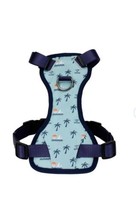 Life Is Good Blue Dog Harness With Palm Trees Size Medium 20-30” Chest Boats Sun - £11.15 GBP