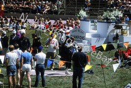 1971 Shot Putters Festive Grounds Drake Relays Des Moines IA Kodachrome Slide - £3.16 GBP