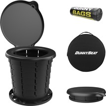 Dunny Seat Retractable Portable Toilet - Ideal for Camping and Travel - £31.89 GBP