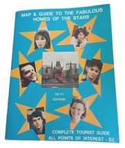 Map and Guide to the Fabulous Homes of the Stars 1976 1977 Pacino Nicholson - £11.63 GBP