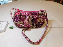 Vera Bradley Very Berry Paisley crossbody mini handbag purse shoulder bag retire - £20.15 GBP