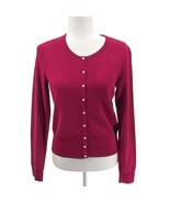 WHBM Empress Red Cardigan Sweater NWT Sz S Faux Pearl Buttons Style 5702... - $48.37
