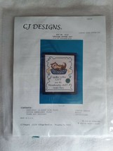 NEW CJ Designs Counted Cross Stitch Kit Spoiled Rotten Cat 8120 8&quot;x10&quot; 2... - £15.97 GBP