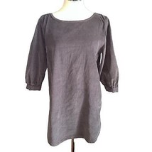 Lolly Wolly Doodle Women’s Gray 3/4 Sleeve Shift Tunic Mini Dress Size L... - $22.75