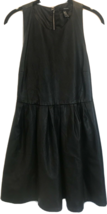 Forever 21 women&#39;s faux-leather mini dress black Size Medium - £7.47 GBP