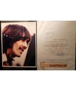 George Harrison (ORIGINAL Vintage Autograph) & Letter - $14,850.00