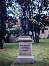 1948 Hans Christian Andersen Statue Denmark Glass Covered Kodachrome Slide - £4.35 GBP