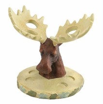 Natures Trail Bathroom Rustic Moose Toothbrush Holder Saturday Knight - £12.42 GBP