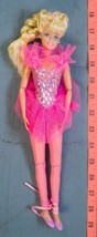 Vtg Barbie Doll Pink Dress dq - £11.82 GBP