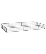  Dog Playpen Black Powder-coated steel Large Expandable - $668.11 CAD