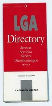 LGA Directory La Guardia Airport Services Maps Concourses 1995  - £14.02 GBP