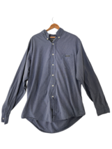 LUCKY BRAND Mens Shirt Blue Checked Button Down Casual Long Sleeve Size L - £8.89 GBP