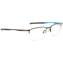 Oakley Eyeglasses OX3174-0653 Barrelhouse 0.5 Pewter/Sky Blue Half Rim 53-18 139 - £63.25 GBP