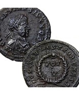 Constantine II. VOT•V w/in Wreath RARE Unlisted in RIC! Heraclea Mint Ro... - $141.55