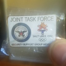 New NIP Salt Lake 2002 Joint Task Force Security Support Member Pin Tie Tack - £9.15 GBP