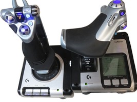 Logitech X52 HOTAS Stick and Throttle Flight Control System - Great cond... - $1,272.15 MXN