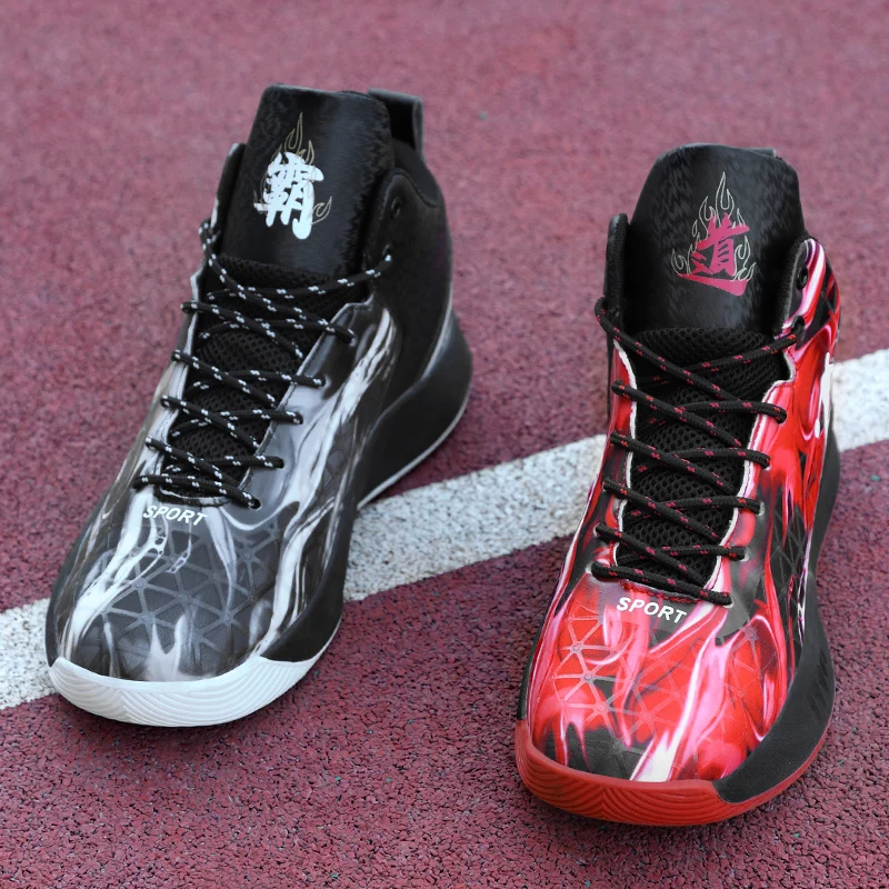 2024 autumn High Top Basketball Shoes for Men Women Jordan Red  Gym Trainers Bal - £150.12 GBP