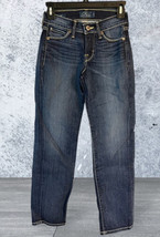 Lucky Brand Brooke Crop Jean Women&#39;s Blue Size 00/24 Low Rise - $20.00