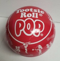 1999 SERIES #1 TOOTSIE ROLL POP 8&quot; CANDY TIN BALL ROUND - $15.39