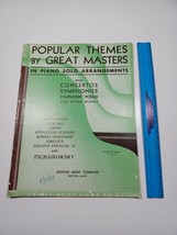 Popular themes by great masters in piano solo Boston music company - £4.64 GBP