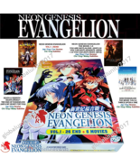 Neon Genesis Evangelion Anime DVD Complete Series + Movie Collection Eng... - $74.31 CAD