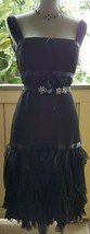 SALE✔$5,000 Oscar De La Renta Adoreable Exclus. Blk Silk Dress Runway Gown Us 10 - £160.42 GBP