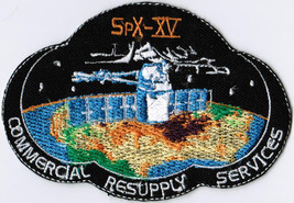 ISS Expedition 56 Dragon SPX-15 Nasa International Space Badge Embroidered Patch - £15.85 GBP+