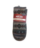 MUK LUKS Mens Slipper Socks Size L/XL Shoe Size 11/13 Tan Warm Comfortab... - $19.37