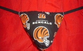 New Mens Cincinnati Bengals Nfl Football Gstring Thong Male Lingerie Underwear - £14.93 GBP