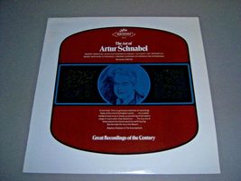ARTUR SCHNABEL THE ART OF vinyl record [Vinyl] Artur Schnabel - $35.23