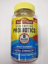Nature Made Digestive Probiotics Ultra-Strength, Raspberry &amp; Cherry, 42 Gummies  - £68.73 GBP