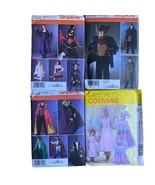 4 X Simplicity Costume Pattern 2499 2513 2502 McCalls M4622 Bo Peep L XL... - $13.36