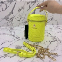 Women Neon Lemon Mini Barrel Bag - £114.72 GBP