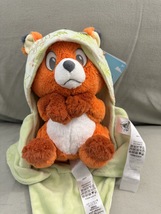 Disney Parks Baby Tod the Fox in a Hoodie Pouch Blanket Plush Doll New image 9