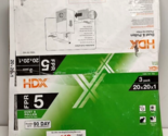 HDX 20 in. x 20 in. x 1 in. Standard Pleated Furnace Air Filter FPR 5, 3... - $15.74