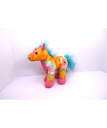 Webkinz Ganz Tie Dyed Pony Horse Plush HM677 No Code 8&quot; Stuffed Animal - $169.16 MXN