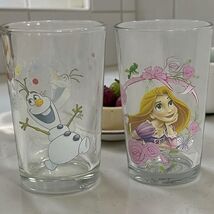 Lot Of 2 Disney Frozen Olaf Rapunzel Princess Amora Children’s Beverage ... - $15.87
