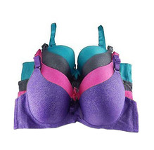 Pack of 4 Women&#39;s Solid Soft Pad Supportive Full Cup Bra 9290 40C - £18.19 GBP