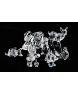 Lot of Retired Swarovski Silver Crystal Animal 9 Figures Total, Great Co... - £498.55 GBP