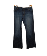 Levis Womens The Skinny Jeans Blue Stretch Dark Denim Wash Mid Rise 14 M... - £11.60 GBP